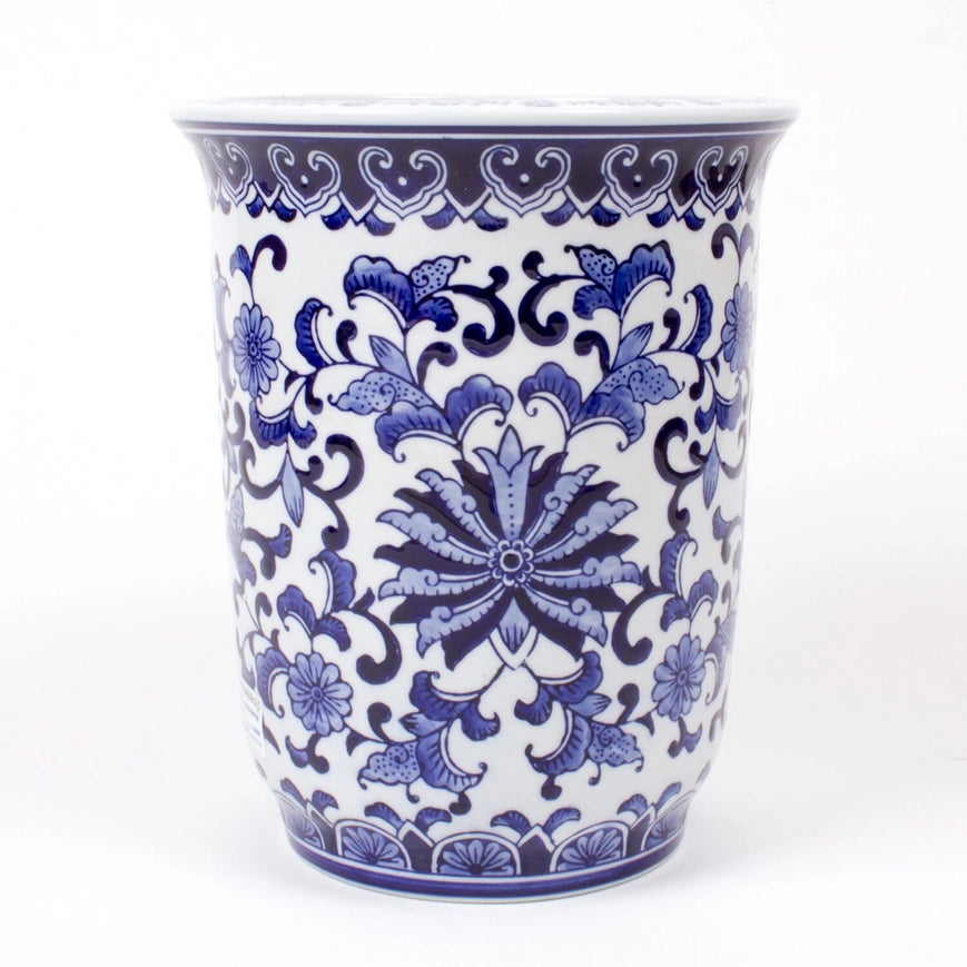 Porcelain Chinoiserie Planter - Large