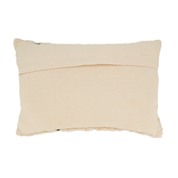 Tufted And Embroidered Lines Pillow