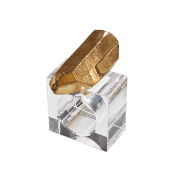 Unicorn Quartz Napkin Ring (Set of 4)