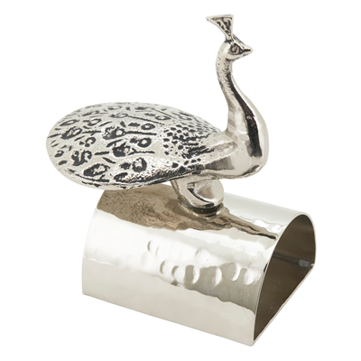 Peacock Napkin Ring (Set of 4)
