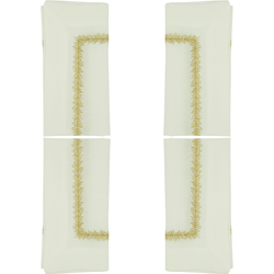 Embroidered Border Napkin (Set of 4)